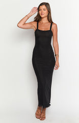 Kelly Black Maxi Dress