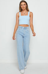 Nellie Crop Blue