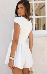 Raldo White Playsuit